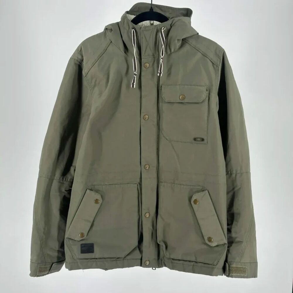 Oakley Men's Performance Hooded Sherpa Lined Jacket Size Medium